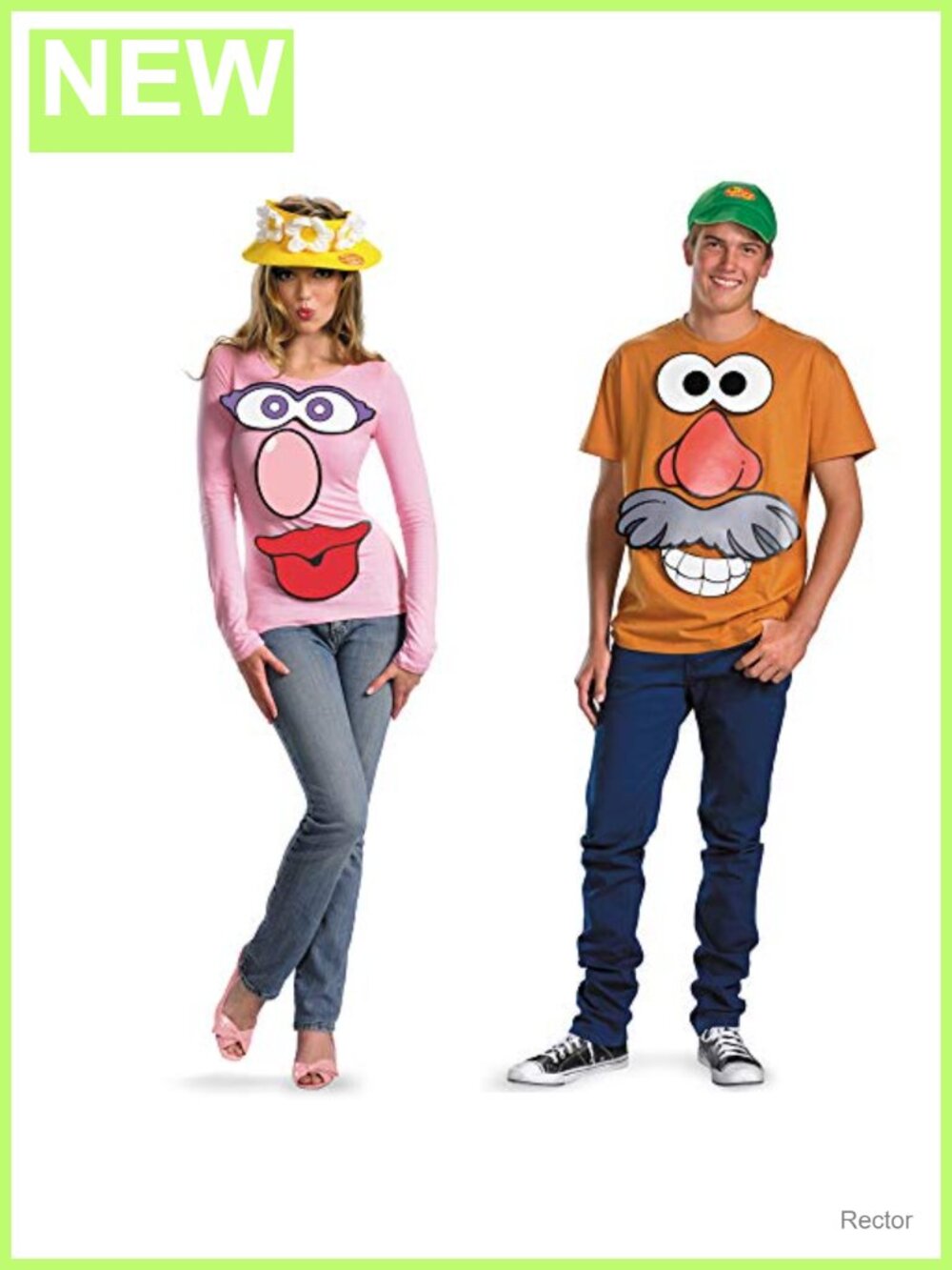 Hasbro Mr. Mrs. Potato Head Costume Kit Adult One-Size Accessory Set